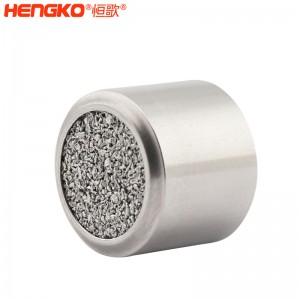 廠家定制0.2-90微米多孔金屬氣體傳感器防爆外殼，隔火焰耐腐蝕316L不銹鋼防爆片