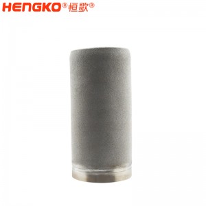 恒歌批發(fā)內(nèi)螺紋316L不銹鋼過濾器透氣耐腐蝕金屬粉末燒結(jié)濾杯氣液體過濾可用