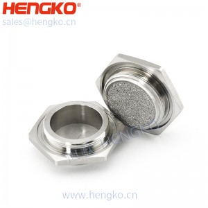 廠家定制生產呼吸機氧氣體阻流過濾器醫(yī)療級316L不銹鋼過濾器配件