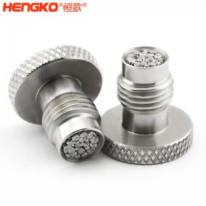 廠家定制有創(chuàng)呼吸機(jī)氣源入口醫(yī)療級316L不銹鋼過濾器濾芯防塵透氣耐腐蝕,用于呼吸機(jī)