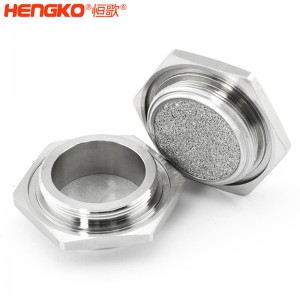 廠家定制生產呼吸機氧氣體阻流過濾器醫(yī)療級316L不銹鋼過濾器配件